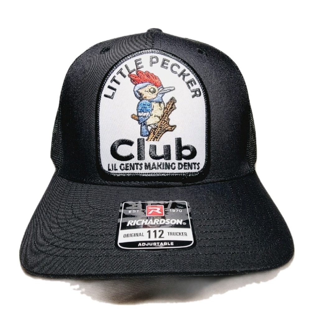 Little Pecker Club Lil Gents Making Dents ® Mesh Snapback Curved Bill Baseball